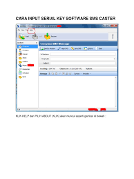 There are a few reasons this can happen, but. Cara Input Serial Key Software Sms Caster Pdf