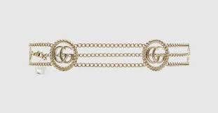 Gucci Cintura Con Catena E Doppia G Torchon Cinture A Catena Cintura Gucci Cinture