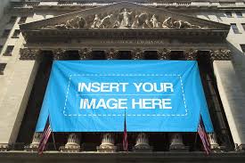 New York Stock Exchange Banner Flag Mockup Generator Stock Exchange Mockup Generator Exchange