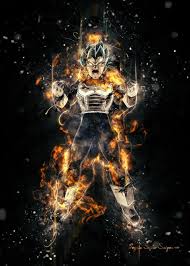 Vegeta Super Saiyan Poster Print By Trần Văn Dũng Displate Dragon Ball Wallpapers Dragon Ball Artwork Dragon Ball Super Art