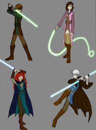 Big Four Jedi By Oreramar On Deviantart The Big Four Disney Star Wars Disney Crossovers