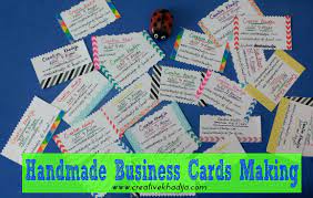 Business cards are one of the best tools to make people remember your business and contact you if they require your services. How To Make Handmade Business Cards For Creative People