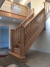 I've got an inexpensive fix that you can do they describe the railing that's a part of a staircase. American White Oak Staircase