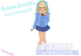 Musume Ronshaku Concept Artcasual By Cherry And Mike Concept Art Yandere Yandere Simulator