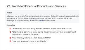 New Facebook Ads Policy Improving Integrity And Security Of Financial Product And Services Ads What Is Bitcoin Mining Cryptocurrency Bitcoin