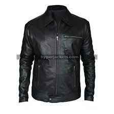 Nfs Need For Speed Movie Aaron Paul Marshall Motors Black Motorcycle Leather Jacket