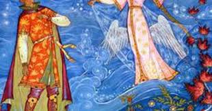 месяц под косой блестит а во лбу звезда горит The Znakhari Znahari In Russian Are Practitioners Of Folk Magic In Polish Mythology And Slavic Mythology Russian Folk Art Fairytale Illustration Russian Art