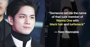 Together we can change the world for the better and. Wanna One S Ong Sungwoo Goes Viral As The Handsome Guy With Black Hair And Turtleneck