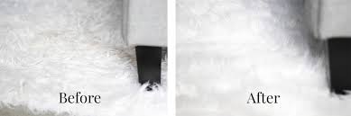 A sheepskin rug creates a warm addition to a room, especially when placed in front of a fireplace. How To Clean A White Faux Fur Rug A Classy Fashionista