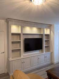 Traditional Style Media Unit Living Room Wall Units Built In Shelves Living Room Living Room Built Ins