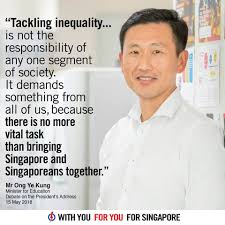 Ministry of education ministry of social and family development member of parliament punggol west smc republic of singapore ms sun xueling was elected a member of parliament in september 2015. Minister For Education Mr Ong Ye People S Action Party Facebook