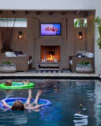 The Perfect Outdoor Setup Pool Houses Outdoor Rooms Backyard