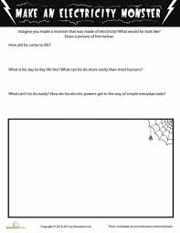 Make An Electric Monster Worksheet Education Com Physical Science Science And Technology Education Com