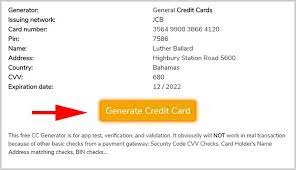 Usage of credit card bin generator : Free Credit Card Numbers Generator Valid Fake Cc Generator Generate Random Credit Cards That Work
