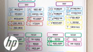 diy magnetic chore chart hp envy hp