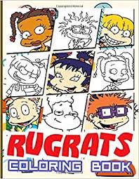 Rugrats color pages coloring home. Rugrats Coloring Book Rugrats Perfect Gift An Adult Coloring Book Designed To Relax And Calm Watts Aarav 9798636557166 Amazon Com Books