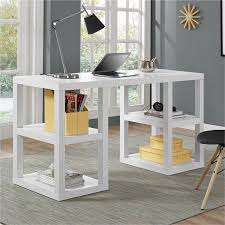 Mainstays Double Pedestal Parsons Desk Multiple Colors Walmart Com Parsons Desk Home Office Furniture Altra Furniture