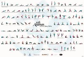 108 Asanas Series Yoga Poster Designed By Teacher Missy White Professor De Ioga Ioga