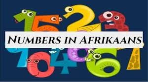 Numbers In Afrikaans