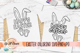 Of course, this is my stylistic preference, and if you prefer to do something different than me. Easter Coloring Shirt Svg Easter Egg Hunt Svg 1126796 Cut Files Design Bundles