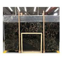 Athens Portoro Black Marble With Golden Vein Cheap Black and Gold Marble  for Flooring Tile and Wall Cladding