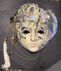 Vintage paper mache blonde