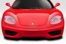Enjoy your life with your car! Duraflex Desafio Look Parachoques Delantero Cubierta Para 1999 2004 Ferrari 360 Modena Ebay