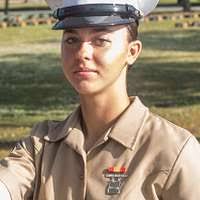 U.S. Marine Corps Pfc. Joseph Patrick, honor graduate