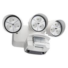 Lithonia Oflr 9ln 120 Mo Wh M2 Lighting 3 Light Outdoor Led Motion Sensor White Vip Outlet