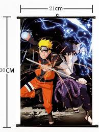 Hot Japan Anime Naruto Art Cosplay Wall Scroll Poster Home Decor 21 30cm Aa Naruto Vs Sasuke Naruto Shippuden Anime Naruto Shippuden Sasuke