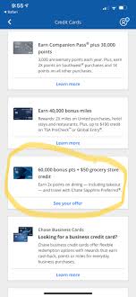 Earn an additional 30,000 points after you spend an additional $20,000 on purchases within the first 6 months of account opening. Chase Credit Card Your Offers On My Chase Com Ac Myfico Forums 6243505