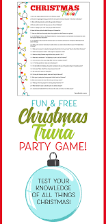Sep 25, 2021 · here are 50 fun christmas trivia questions with answers, covering christmas movie trivia, holiday songs, and traditions for adults and kids. Christmas Trivia Game Perfect For Christmas Parties Printable Fun Trivia