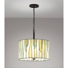 Shop Barossa 18 Tiffany 3 Light Pendant Lamp Green Overstock 18917577