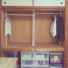 部屋全体 団地 賃貸 rc山口 こども部屋 などのインテリア実例 2017 02 24 14 43 44 roomclip ルームクリップ 押入れ 服 収納 クローゼット 収納 押入れ 収納 おしゃれ