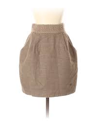 details about burberry blue label women brown casual skirt 38 eur