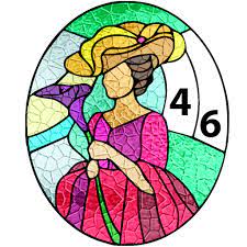 Stained glass is always a matter of fascination. Stained Glass Color By Number Paint By Number Free 1 12 Download Android Apk Aptoide
