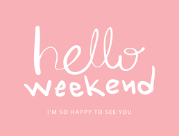 Hello weekend slogan text - Download Free Vectors, Clipart ...
