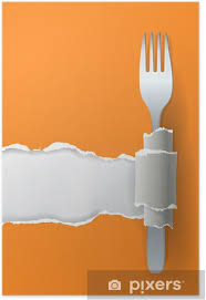 Poster Menu Restaurant Fond Pixers Nous Vivons Pour Changer