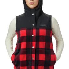 The columbia women's benton springs overlay vest provides ultimate fleece warmth and comfort against the skin. Columbia Benton Springs Overlay Fleece Vest Women S Backcountry Com