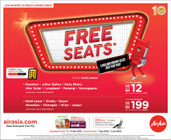 It is the largest airline in malaysia by fleet size and destinations. Airasia Promotion Free Seat 2019