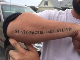 Latin word tattoos para bellum latin phrases strong words lettering french words with meaning si vis pacem para bellum words tattooed teacher. If You Want Peace Prepare For War Hand Tattoos Leg Tattoos Tattoos
