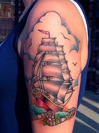 ship tattoo images & designs
