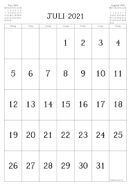 Kalender 2021 mit feiertagen kalender 2021 als pdf & excel. Utskrivbara Kalendrar Och Planerare For Manaden Juli 2021 A4 A3 Till Pdf Och Png 7calendar
