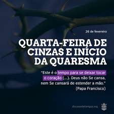 Sempre em nova iorque, me ensinaram (e me perdoem a grande ignorância católica) que tem que se neste post hoje, eu queria saber primeiro se no brasil também se faz estas promessas e se alguém quer comentar qual é o seu… se sim, e para. 26 De Fevereiro Quarta Feira De Cinzas E Inicio Da Quaresma Diocese De Tiangua