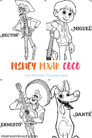 Coco coloring sheets and activity sheets from disney pixar. Disney Pixar Coco Coloring Pages And Activity Sheets Free Printables