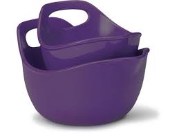 I Love All The Purple Kitchen Wear The Food Network Store Has These Bowls Look Fab Rachel Ray Cookware Mixing Bowls Set Mixing Bowls