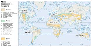 Biomes In The United States Map Still The Three Types Of Grasslands Of The World Are Prairie Steppe And Savanna Little Of The Original Prairie Still Bears A M Prairie Grassland Ecology