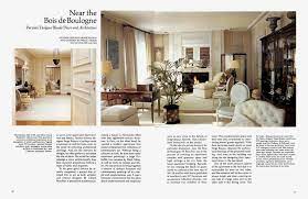 Check spelling or type a new query. Near The Bois De Boulogne Architectural Digest July August 1978