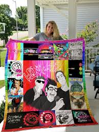 Blink 182 buddha banner huge 4x4 ft fabric poster tapestry flag album cover art. Blink 182 Style 2 Album Covers Quilt Blanket Doveprints
