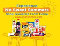 Experience No Sweat Summers Shop Groceries From Home We Will Deliver To Your Door Step Visit Www Viagrocery Grocery Online Grocery Shopping Grocery Online
